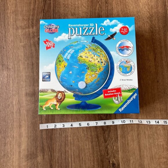 NEW Ravensburger Children's Globe 3D Puzzle 180pc - Picture 7 of 7